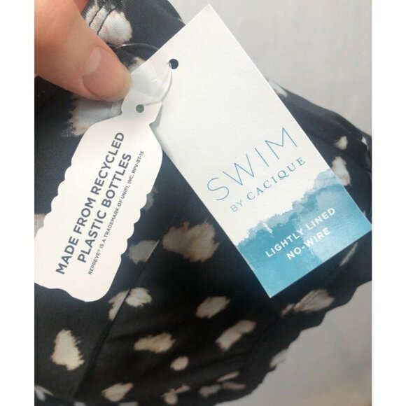 Swim by Cacique 2 Pc Swimsuit Lightly Lined No Wire Top + Swim Skirt Women's 18 - Picture 11 of 15